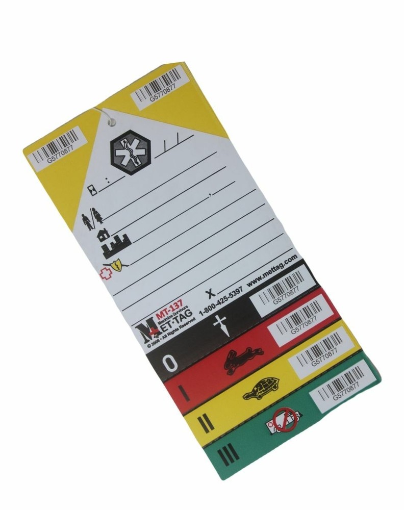 METTAG -STANDARD TRIAGE TAGS - 10CT