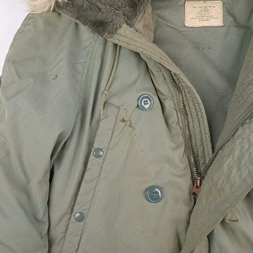 US N-3B Jacket with Fur Ruff 1969 - M