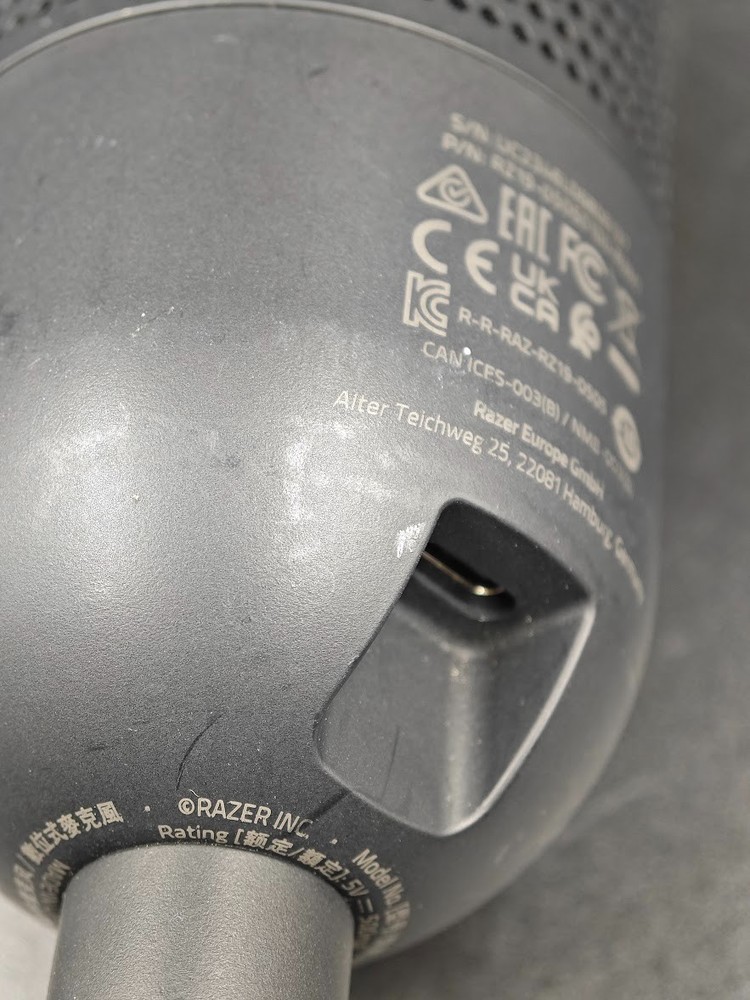 Razer Seiren Mini Microphone Black Used Working