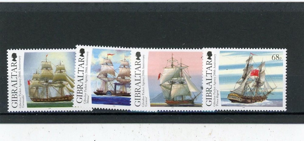 Gibraltar 2006 Ships Scott# 1044-7 Mint NH