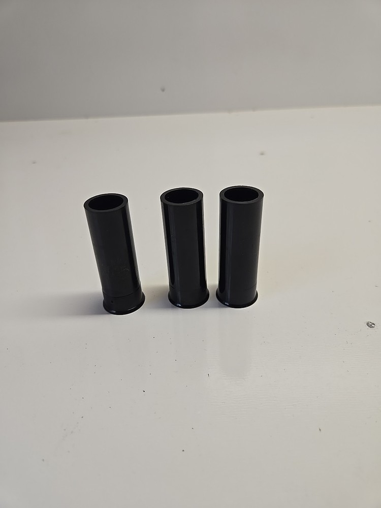 12 gauge snap caps 3 Pack Black Plastic