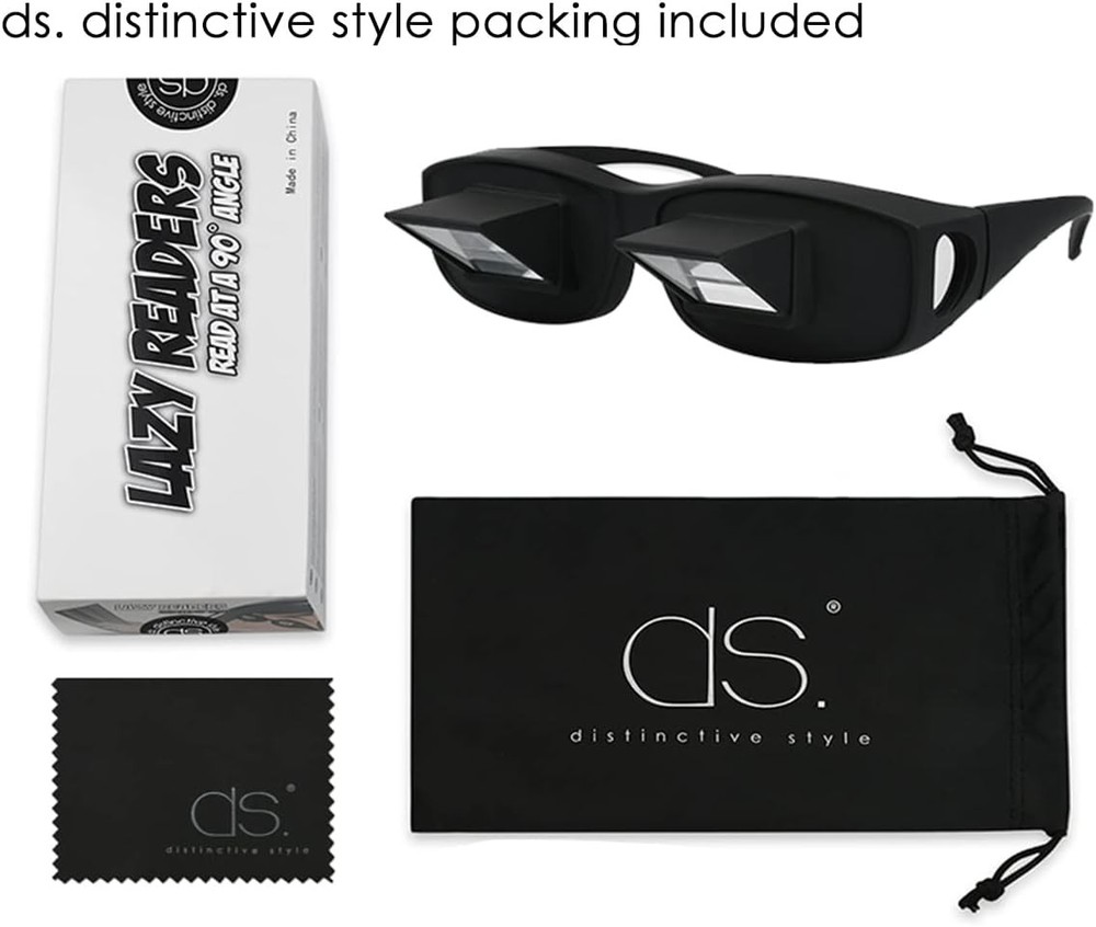 DS. DISTINCTIVE STYLE Lazy Readers Glasses Prism Lying Down Bed...