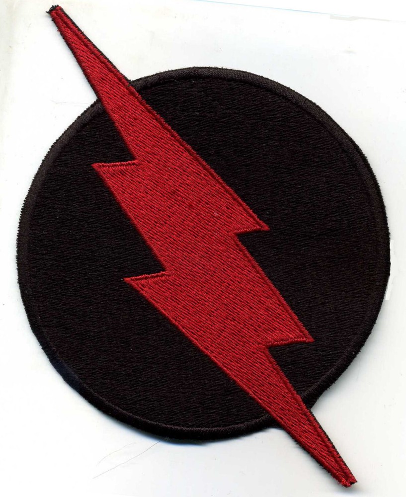 4" Large Fully Embroidered Chest Insignia Patch - Professor Zoom - Reverse Flash