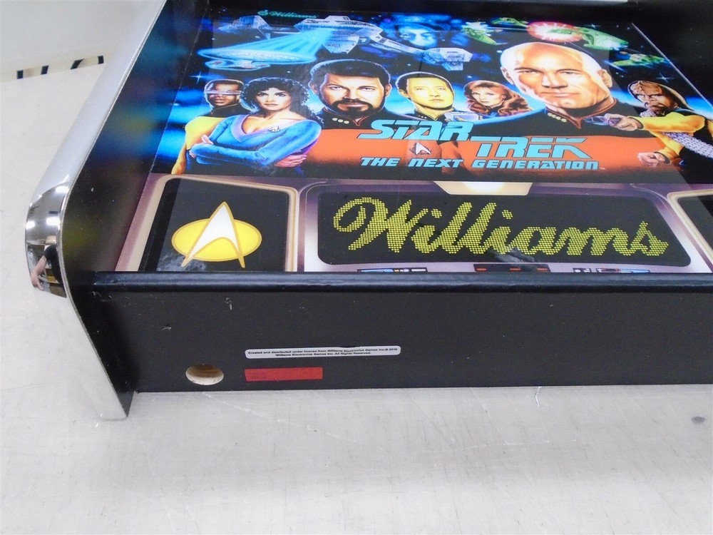 Williams Star Trek Next Generation Pinball Head LED Display light box