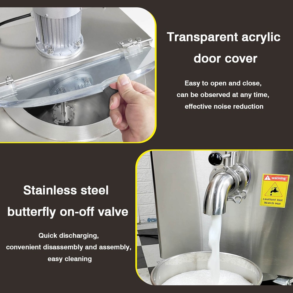 Kolice Commercial 36L Milk Pasteurizer Machine with Refrigerated Function