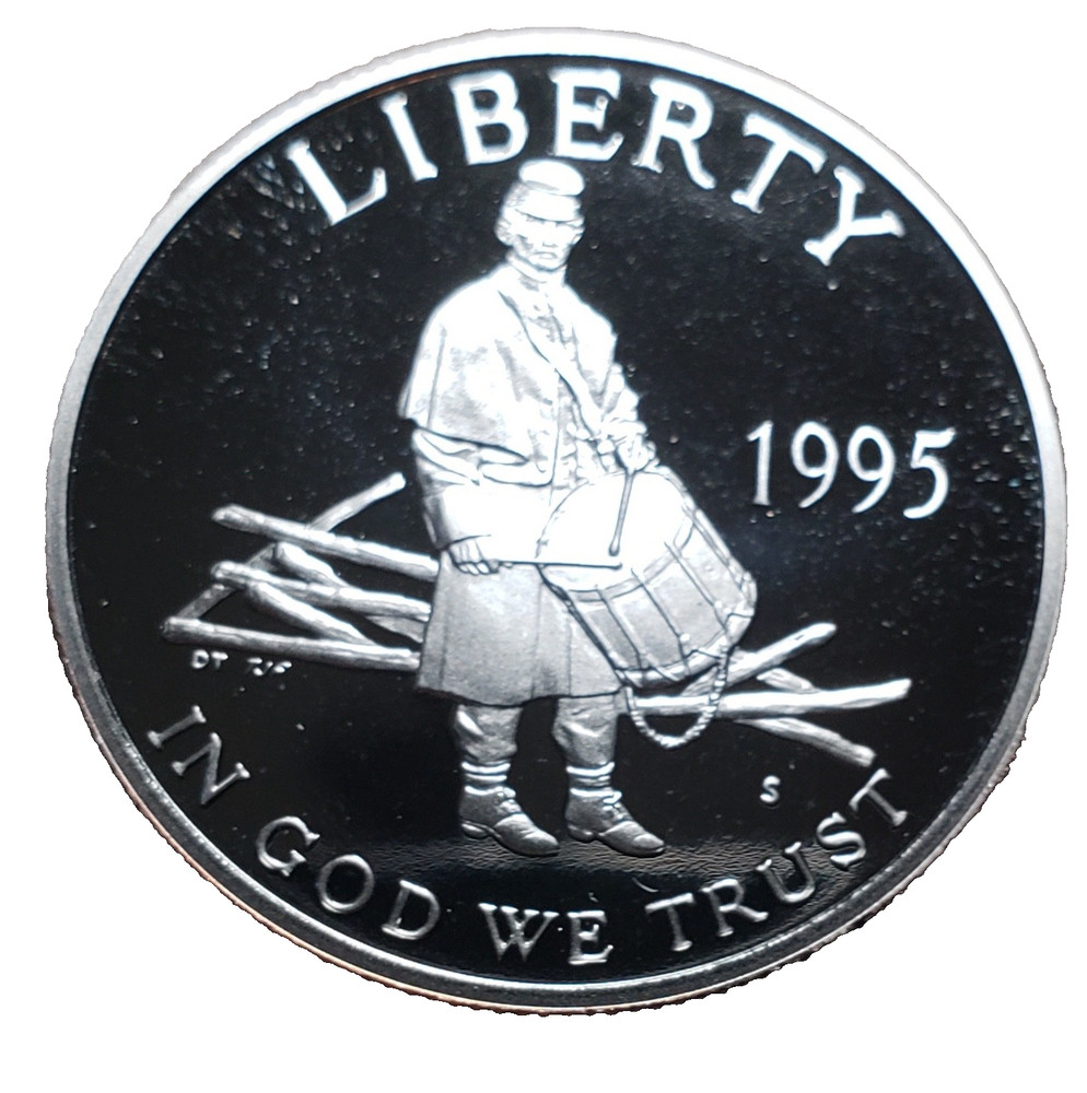 1995-S  Proof Civil War Commemorative Half Dollar