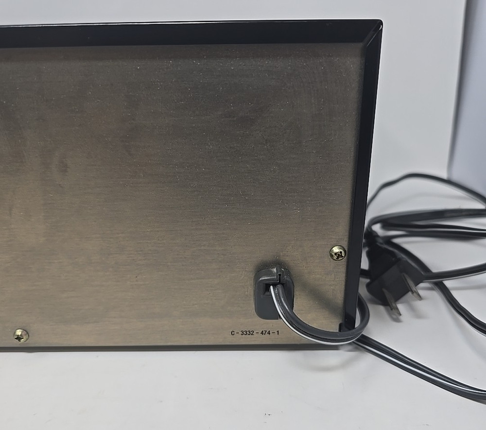 Sony TC-W550 Dual Deck Stereo Cassette Deck Untested READ