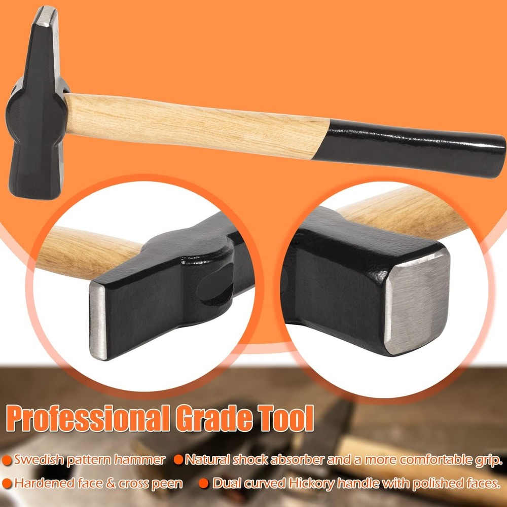 BLACKSMITH HAMMER & FORGE TOOLS KIT - STARTER BEGINNER MAKING KNIFE KIT