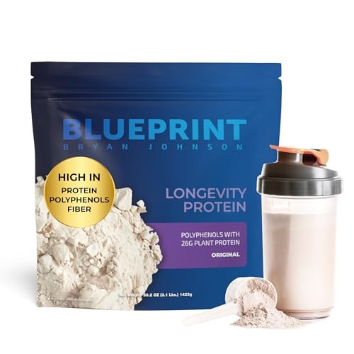 Longevity Protein - 26G Plant Protein, Non Dairy - Grape Seed Extract - 7.5% ...