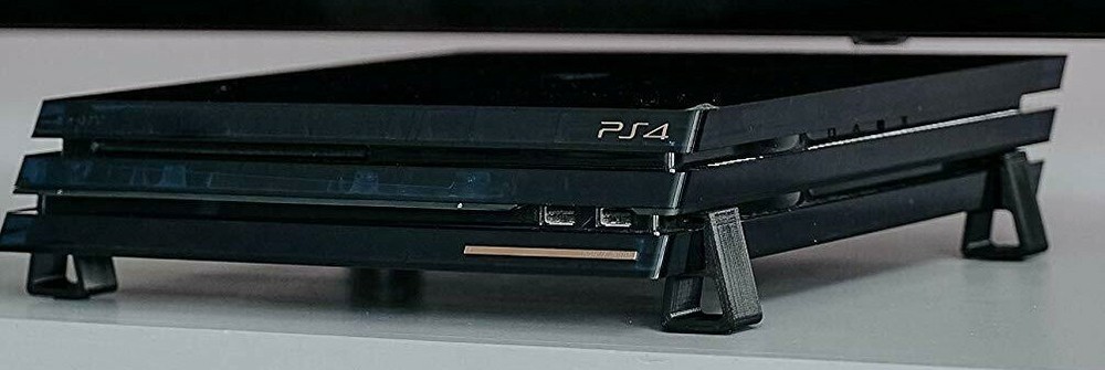 PS4 PRO Riser Low Feet - Helps Improve Cooling - 3D Printed