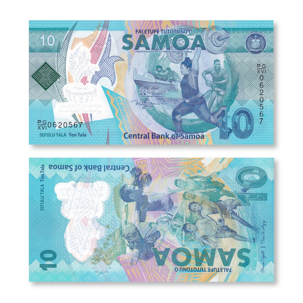 Samoa 10 Tālā, 2019, B121a, UNC