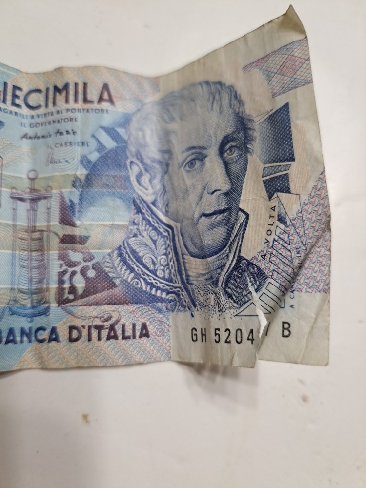 Italy 10000 Lire Bill