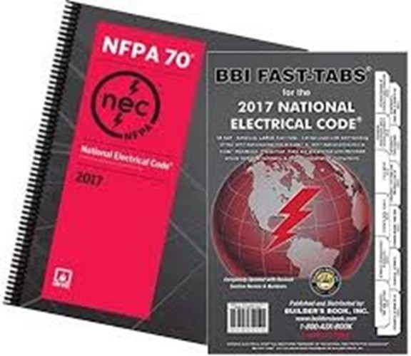 NFPA NEC 70 National Electrical Code 2017 Edition Spiral WITH BBI TAB