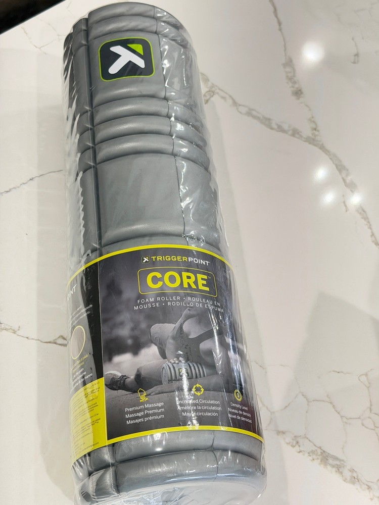TriggerPoint 12" Solid Core Foam Roller - Gray