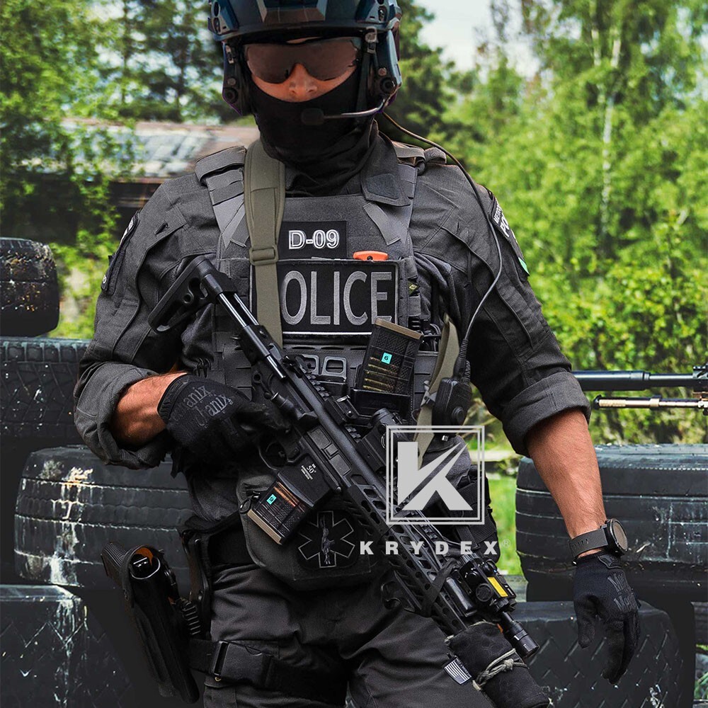 KRYDEX Tactical Sling Strap Modular Slingster Pull Tab 2Point Quick Adjust Black