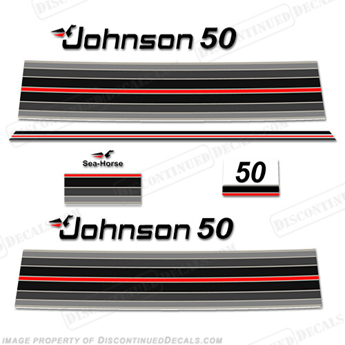 Fits Johnson 1982 50hp Decals