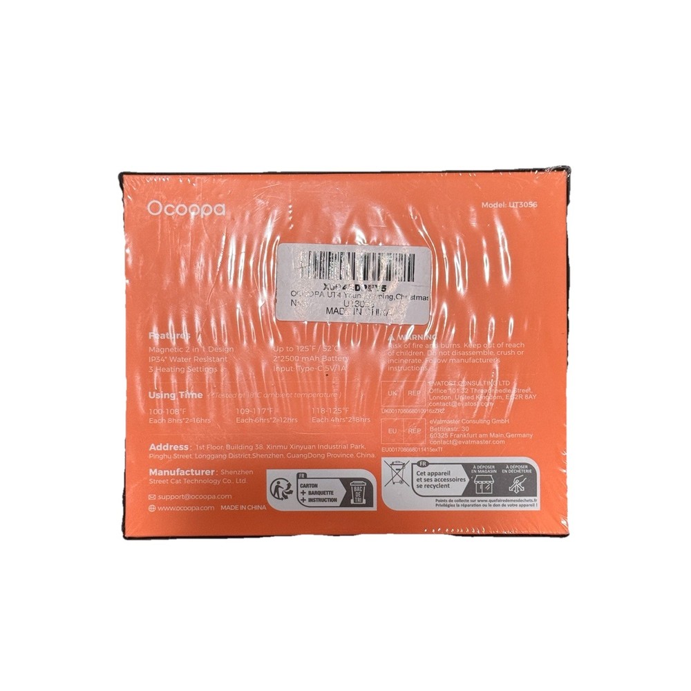 Ocoopa rechargeable hand warmers *New Sealed*