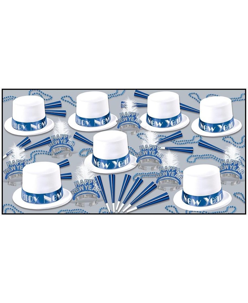 Arctic Blue Asst for 50 for New year - Beistle