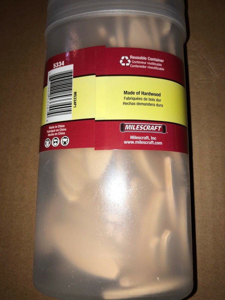 MILESCRAFT 125-Count #0 Hardwood Biscuits