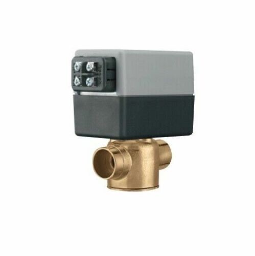 Caleffi Z55 Z-One Zone Valve with Terminal Connection - 3/4" Sweat