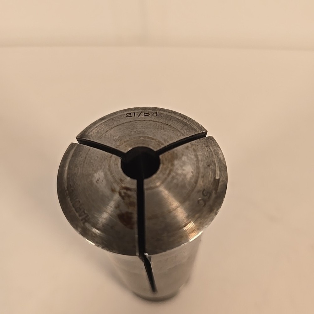 Hardinge 5C Round Collet 21/64" Internal & External Threads