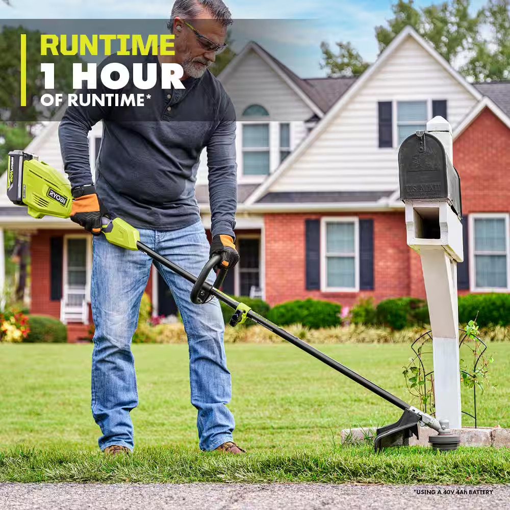 40V 15 In. Expand-It Cordless Battery Attachment Capable String Trimmer & .080 P