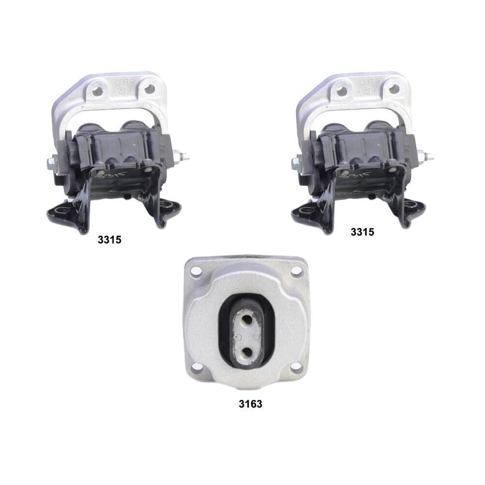 Engine and Automatic Transmission Mount Kit Front Rear Left Right for Chrysler