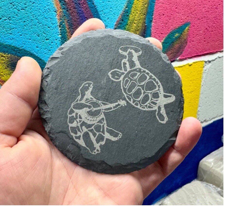 Grateful Dead Slate Four Coaster Set