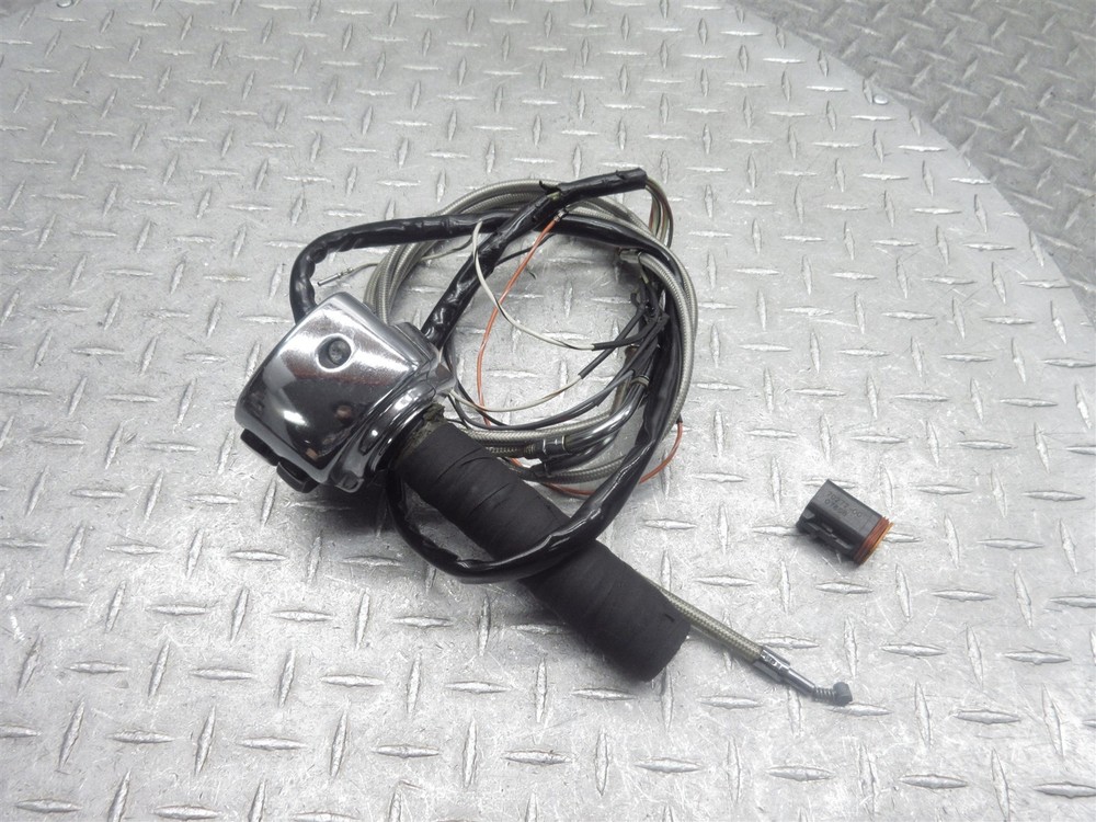 2000 Harley Davidson Softail Deuce FXST Right Switch Throttle Control Cable Lot