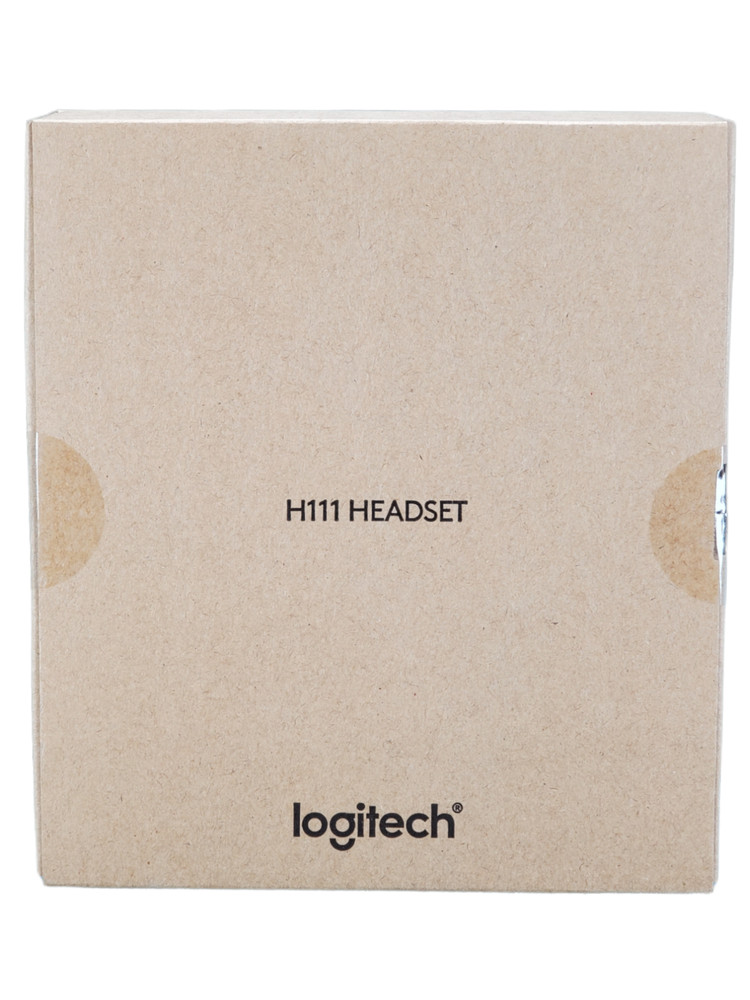 Logitech H111 Stereo Headset w/ Rotating Microphone Adjustable 3.5mm