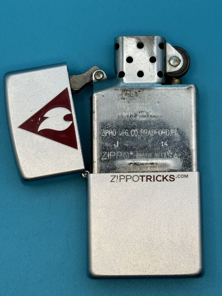 Vintage 2003 Zippo Tricks Chrome Zippo Lighter