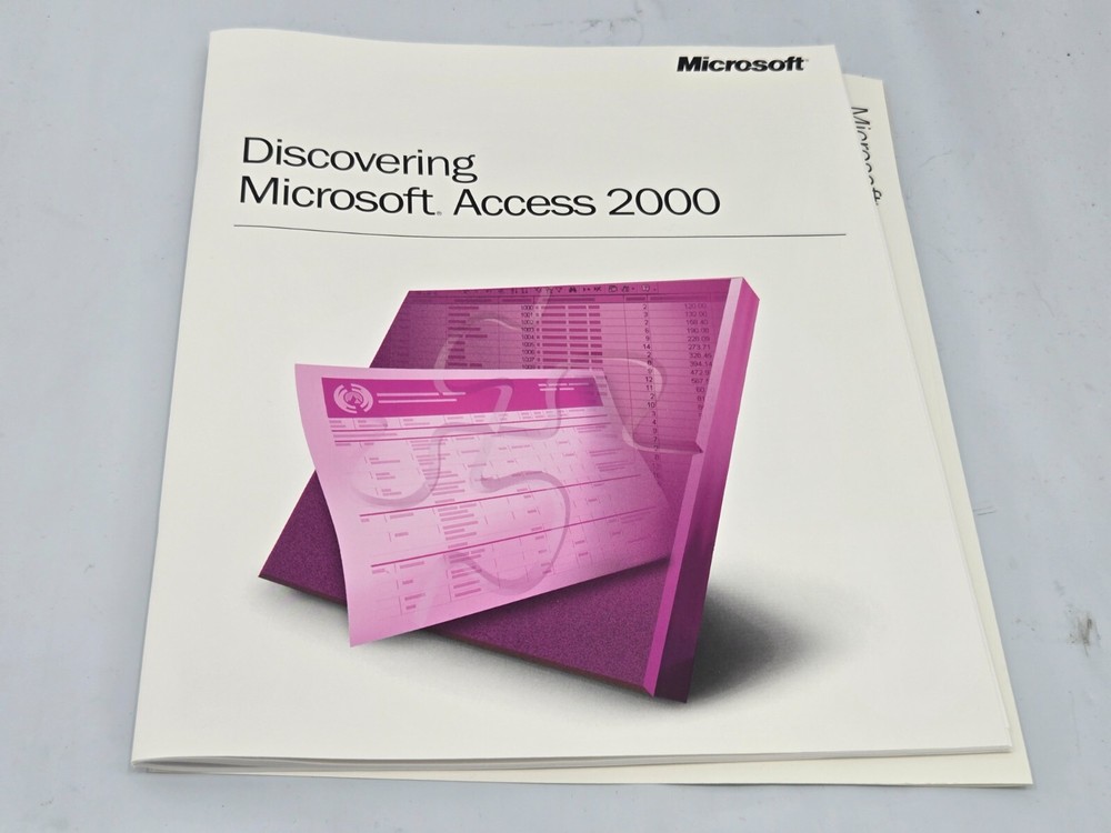 Microsoft Access 2000 Microsoft Office Application