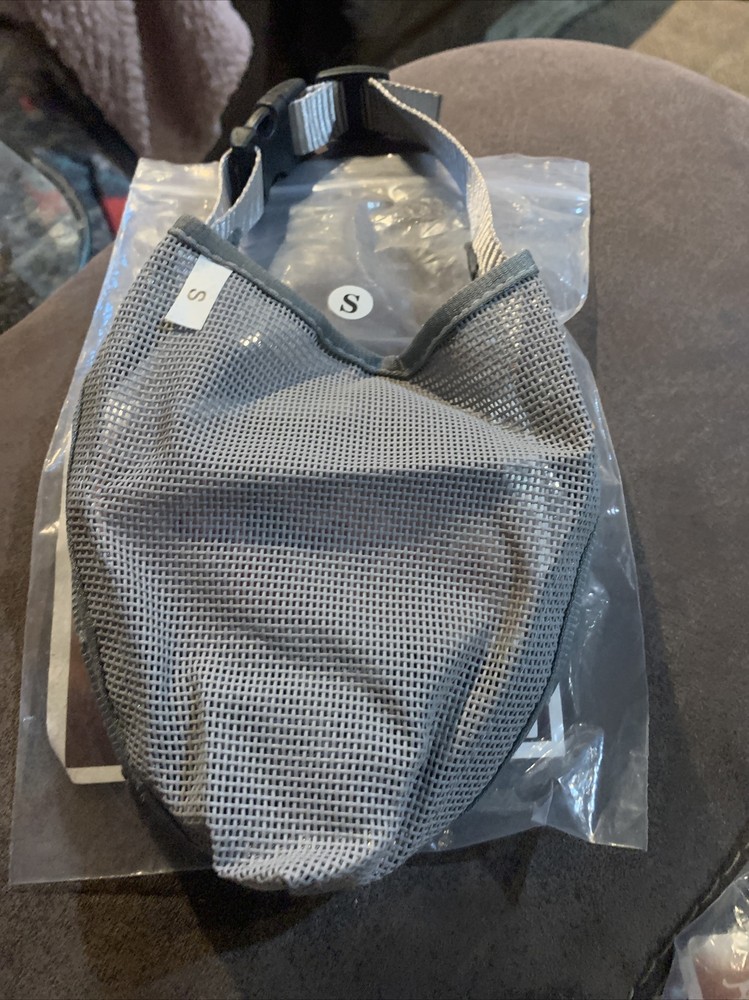 Dog Muzzle Wintchuk Small Grey Adjustable