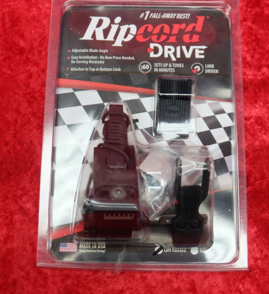 RIPCORD -DRIVE  limb driven   fallaway rest LEFT HAND   *NEW*
