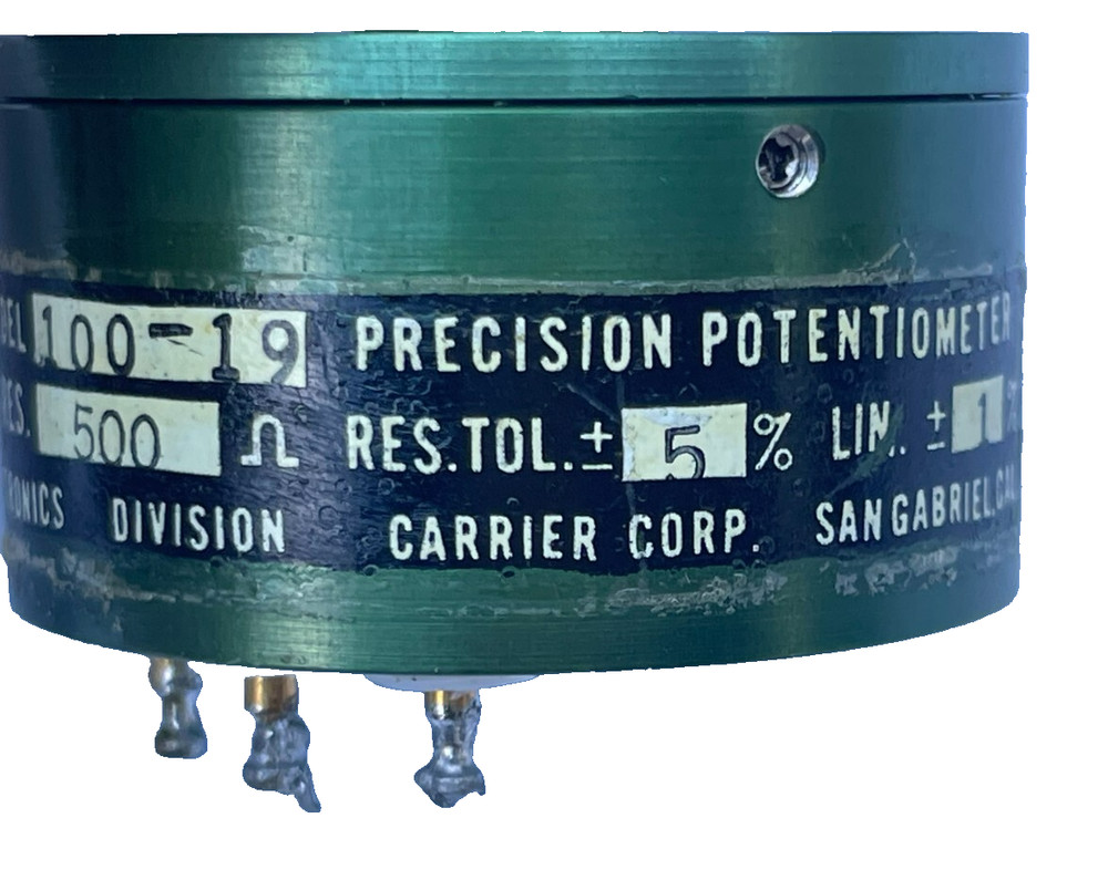 Espectrol Precision Potentiometer Model 100-19 / 500 Lianer