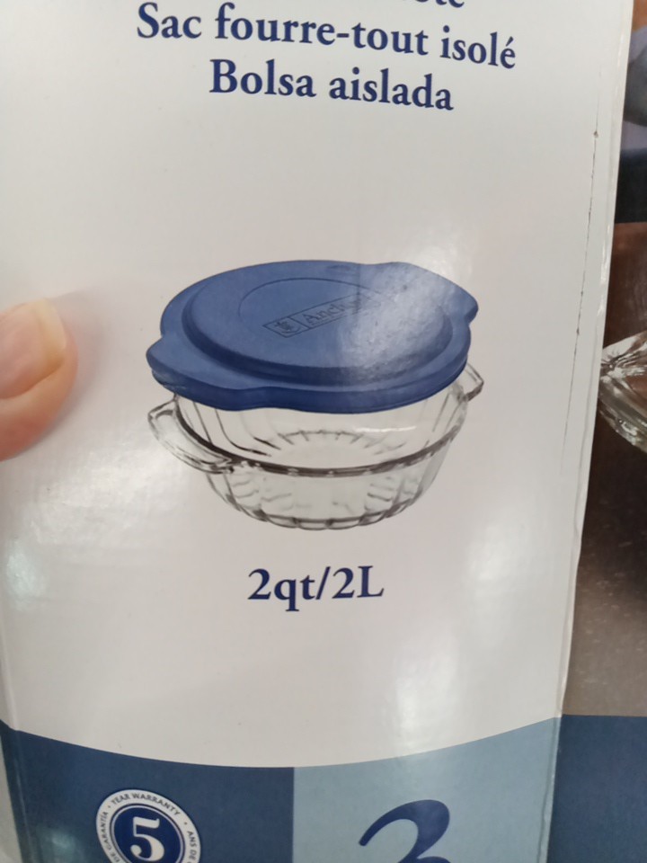 Anchor Hocking 3pc Oven Basics 2 Quart Baking Set