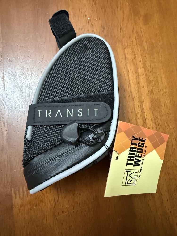 Transit Thirty Wedge Bicycle Seat Bag Black