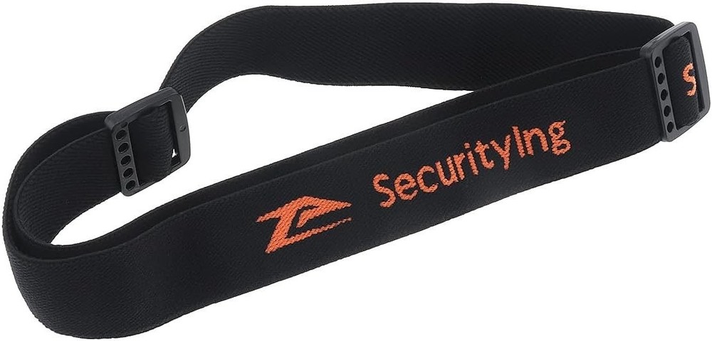 Adjustable Black Headlamp Strap with Bracket - 22mm to 26mm Compatibility