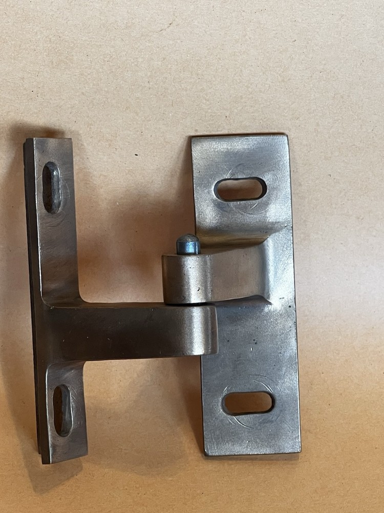 Vintage Brass Offset Pivot Hinge 4pcs
