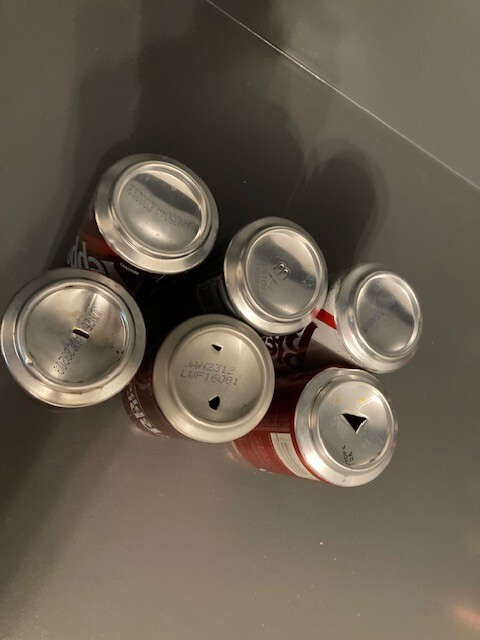Six Pack Dr Pepper Cans Mixed Lot