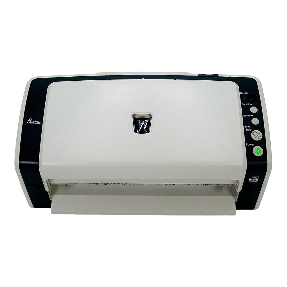 Fujitsu Fi-6130Z Color Duplex Sheet-Fed Document Scanner w/Bundle WORKS