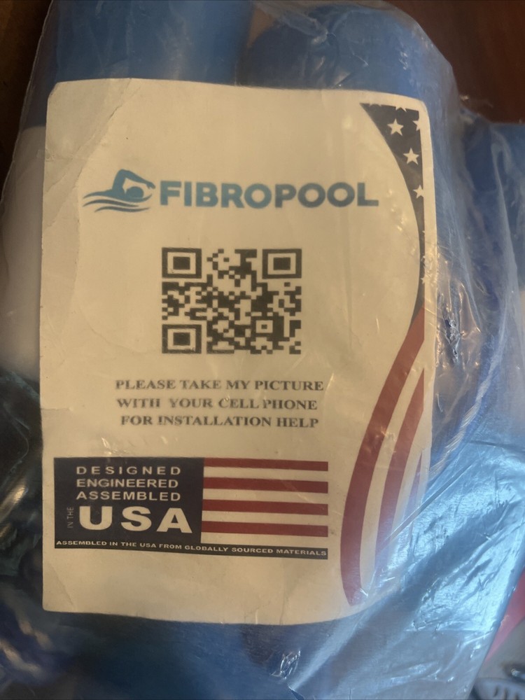FibroPool Floating Pool Safety Rope 20 Foot Adjustable Length Lane Divide