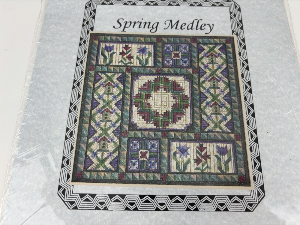 From Nancy’s Needle Quilt Series Spring Medley Needlepoint Pattern 1S