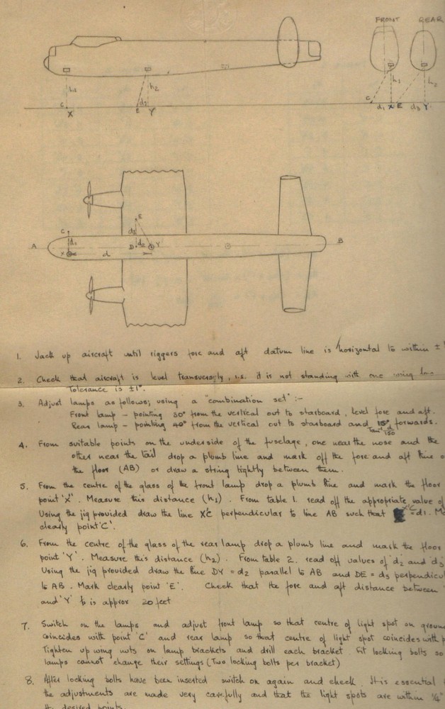 Dambusters Raid Calculations for Calibrator on Spotlight Altimeter Document
