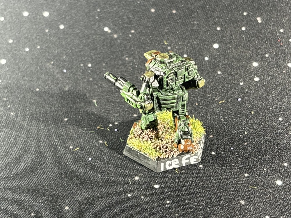 Hand Painted Battletech Ice Ferret - Clan Heavy Striker Star