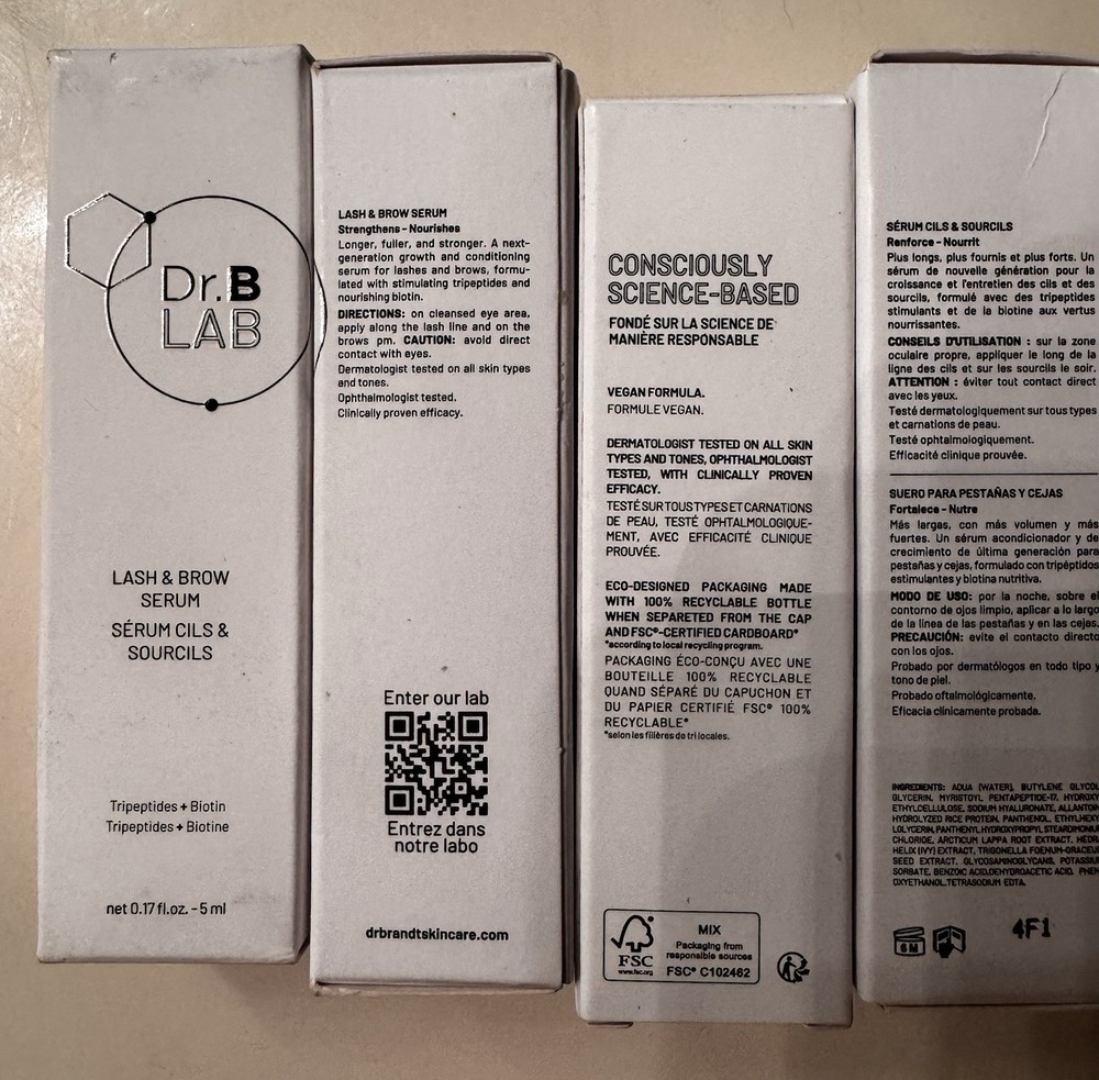 Dr. B LAB LASH & BROW SERUM (NWB/Full Size)