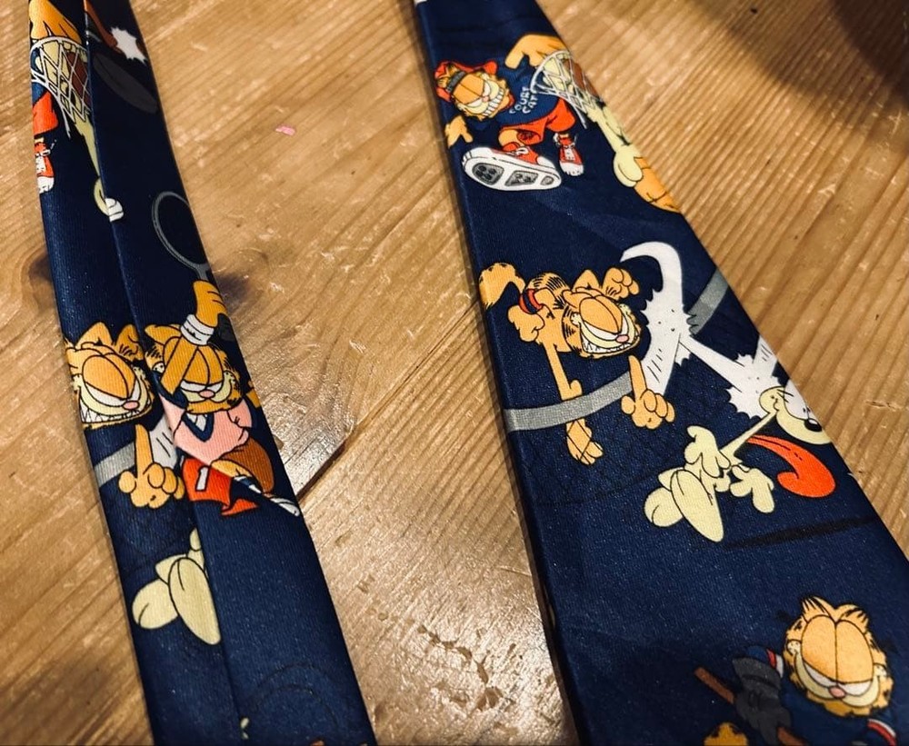 Tie 90s Ralph Marlin Garfield Good