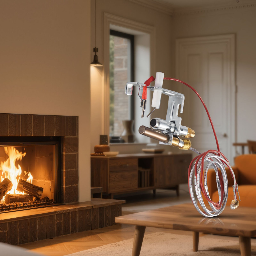 Gas Pilot Assembly Fireplace Ignition Replacement Compatible with Multiple Model
