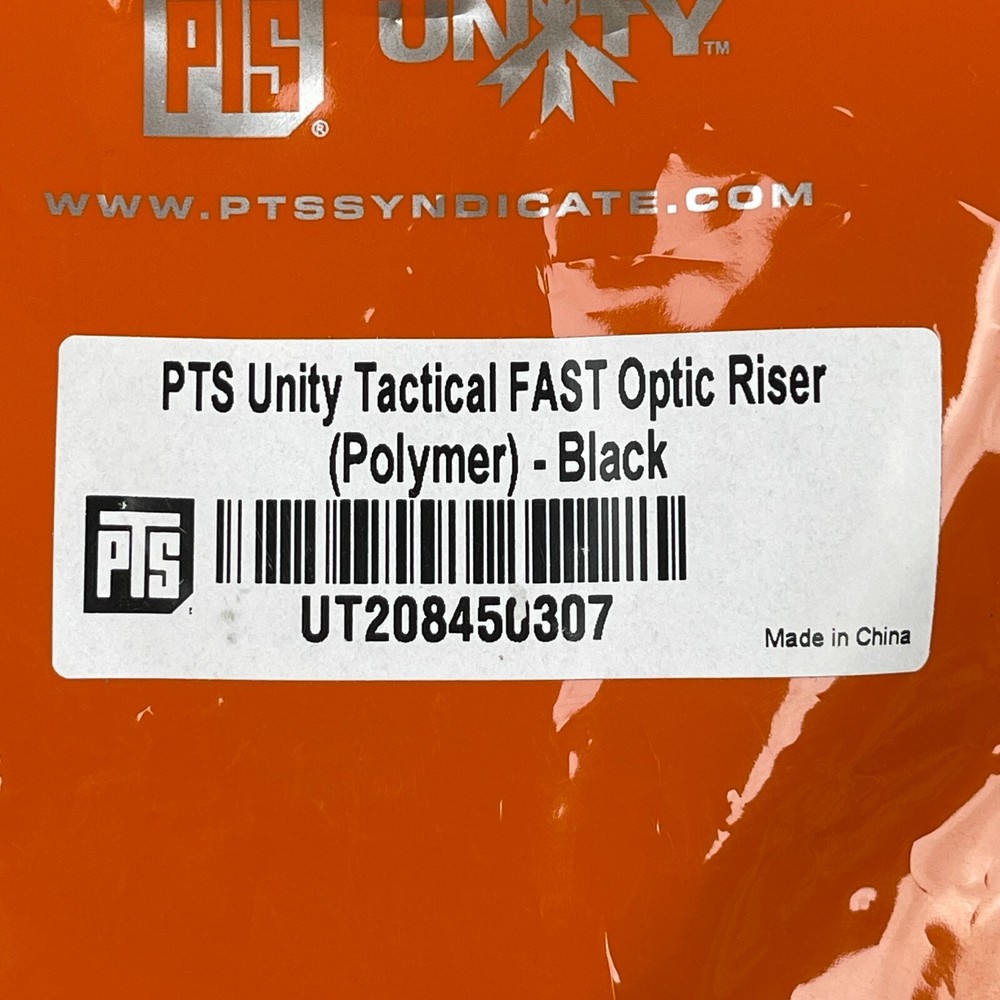 NEW PTS Unity Tactical FAST Optic Riser - Dupont Polymer - Black