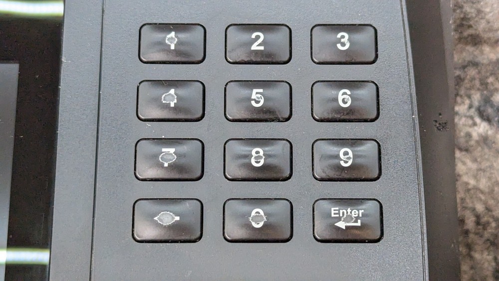 Novatime NT7000 Card Reader Time Clock { Powered On Tested }